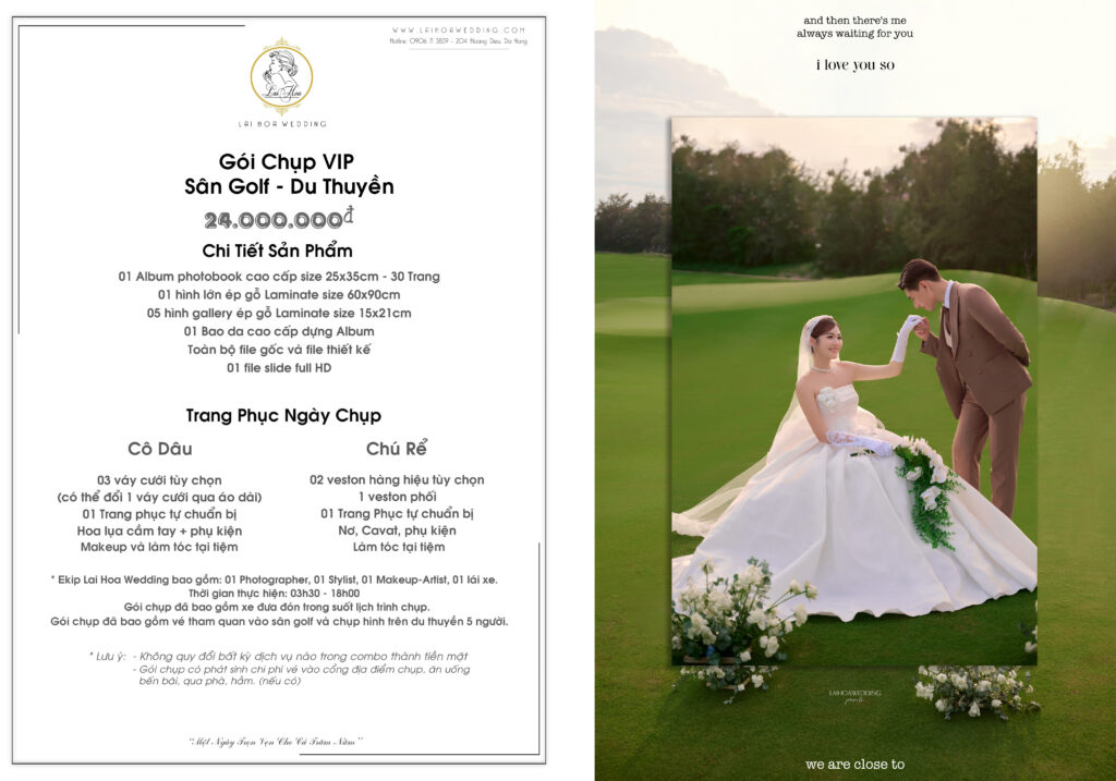 Goi Chup San Golf - Du Thuyen VIP (Full Day) Goi Chup San Golf - Du Thuyen VIP (Full Day)