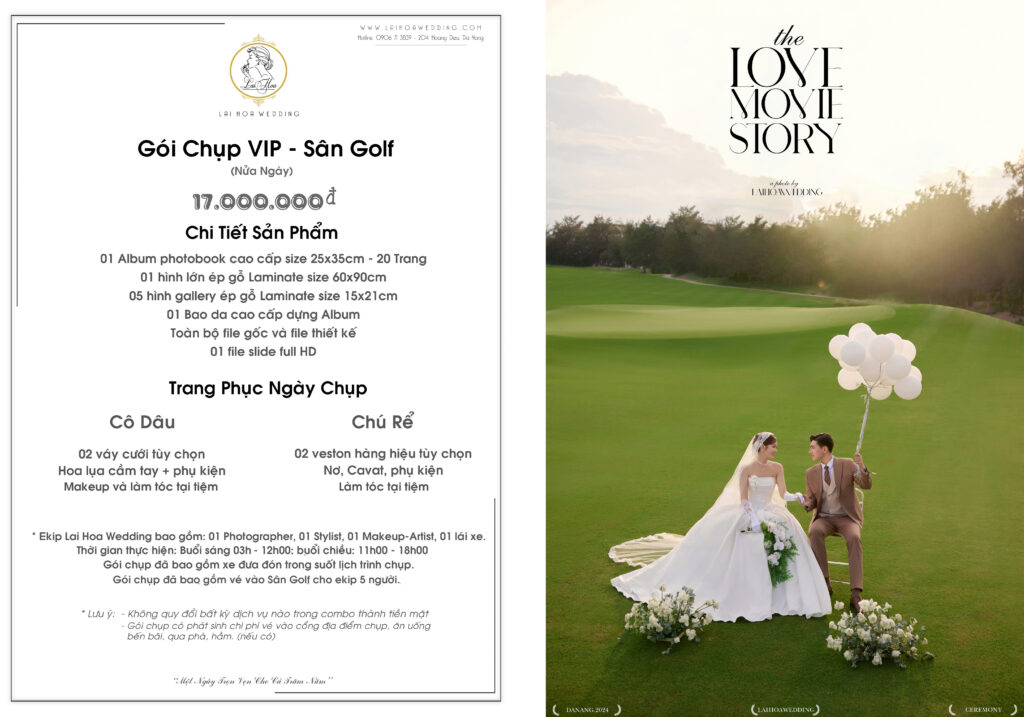 Goi Chup San Golf (Nua Ngay) - VIP